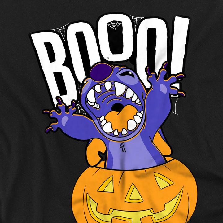 Produktbild Lilo & Stitch Laughing Pumpkin TShirt (S)