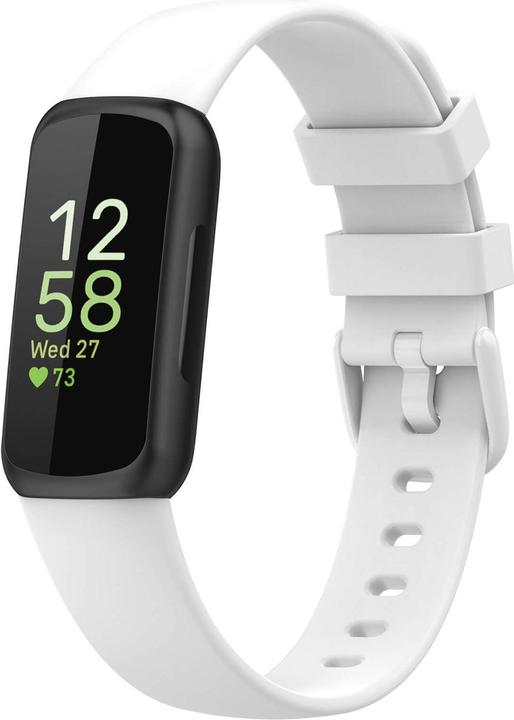 Immagine prodotto Cover-Discount Fitbit Inspire 3 - Bracciale di ricambio in silicone bianco (Silicone)
