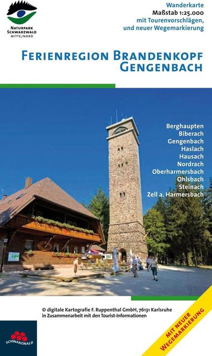 Produktbild WanderkarteMittlererSchwarzwald