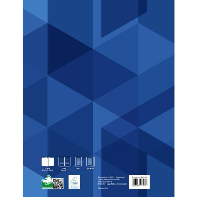 Produktbild MICA College Doppelheft - DIN A4 - Lineatur 25 - liniert mit Rand - 32 Blatt (A4)