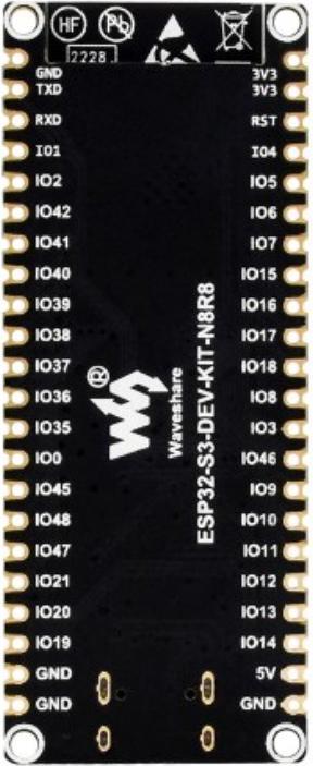 Actual product image WaveShare ESP32-S3 development board