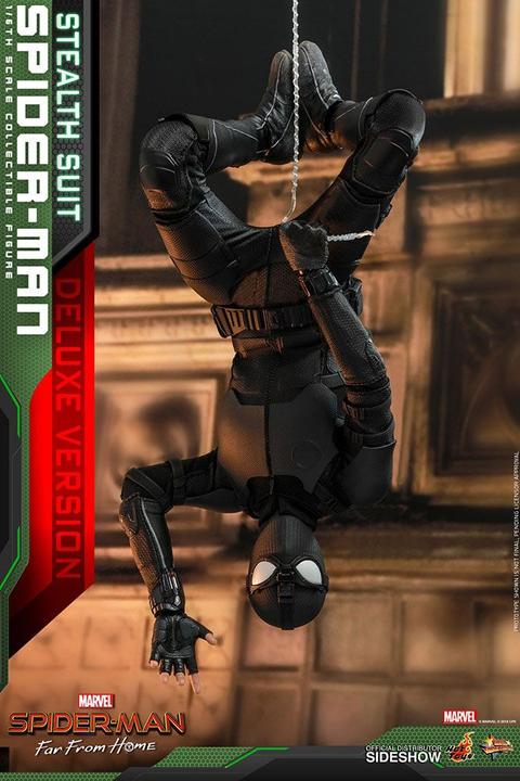 Actual product image Hot Toys Far from Home "Stealth Suit Spider-Man" 1/6 Scale Figure Deluxe Version