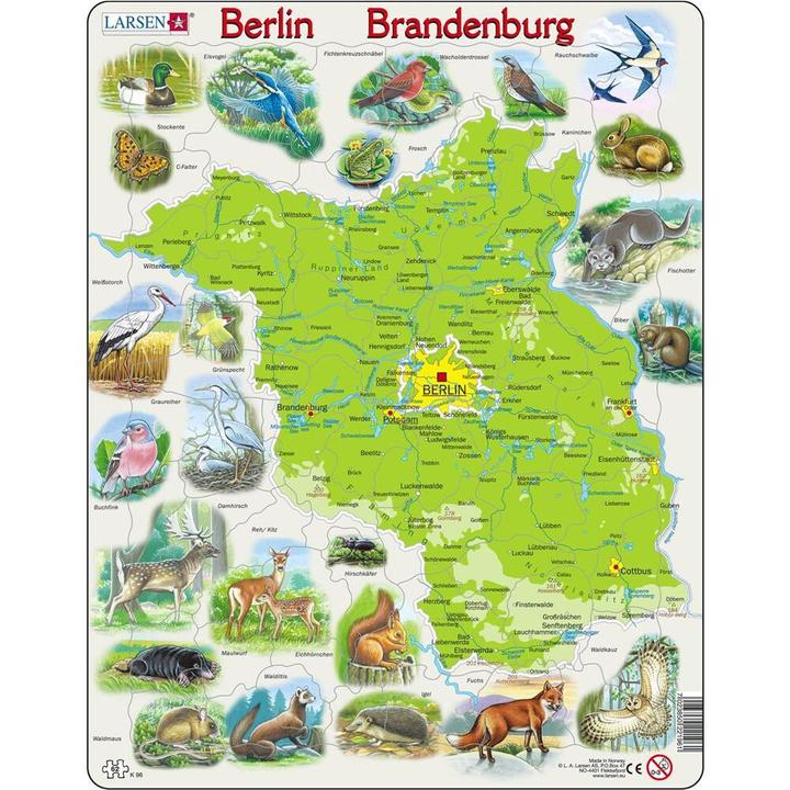 Actual product image Larsen Puzzle - Brandenburg / Berlin (physical)