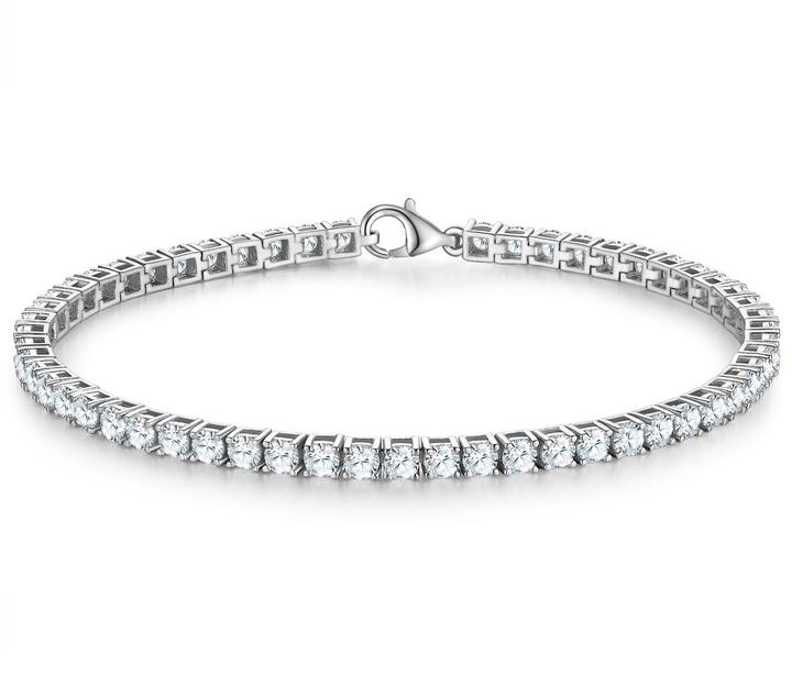 Trilani Damen Armband Sterling Silber - 36500 (21 cm, Sterling Silber)