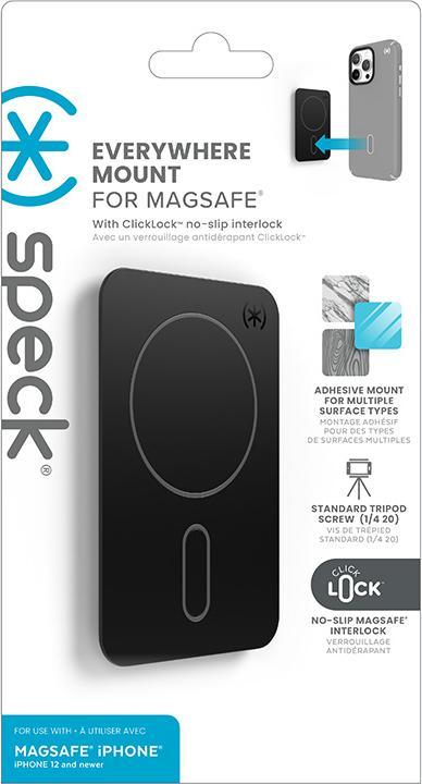 Image du produit speck Everywhere Mount + ClickLock - Support magnétique MagSafe (Noir)