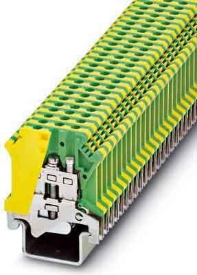 Produktbild Phoenix Contact Phoenix Schutzleiter-Reihenklemme USLKG 4-1 Gruen-Gelb-