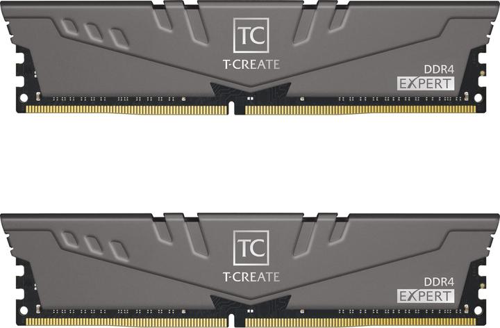 Productafbeelding Team Group DDR4 - 32GB - 3200 - CL - 16 T-Create Expert juodas Dual Kit (2 x 16GB, 3200 MHz, DDR4 RAM, DIMM 288 pin)