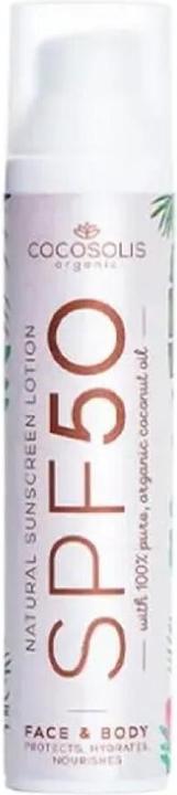 Image du produit Cocosolis Lotion solaire naturelle (Lotion solaire, SPF 50, 100 ml, 100 g)