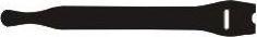 Actual product image Fastech ETK-1-2 Strap, black, 13x200mm (Plastic cable ties, 200 mm, 10 pcs.)