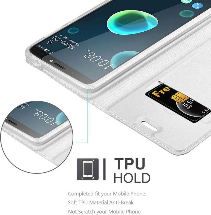 Image du produit Cadorabo Book Classy Style Cover (HTC Desire 12+)