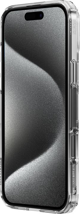 Actual product image Nillkin Nature Pro Magnetic Case with MagSafe for iPhone 16 Pro - Transparent&White (Apple iPhone 16 Pro)