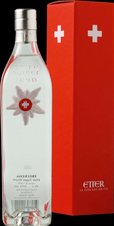 Actual product image Etter Edelweiss Zug Kirsch (1 x 35 cl)