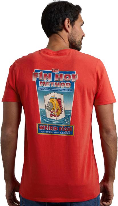 Actual product image Weird Fish Mens Fin Hof Back Print T-Shirt (L)