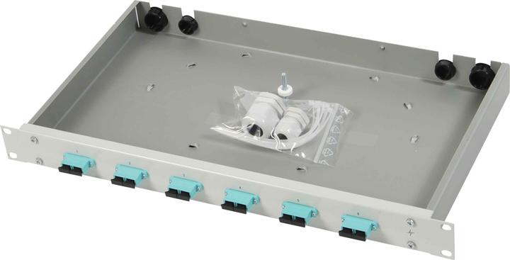 Actual product image Telegärtner Karl Gärtner splice box with couplings 12SCD PhBz turquoise1HE TNSB-B