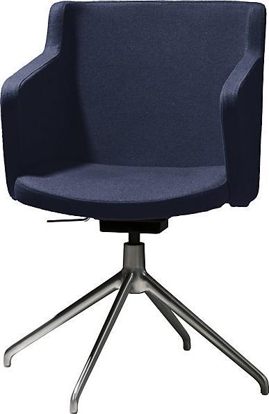 Produktbild Topstar Besprechungssessel SFH, 3D-Sitzgelenk und Aluminium-Fusskreuz, dunkelblau