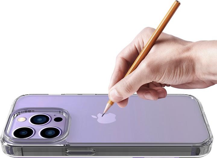 Produktbild Deltalabs Hybrid Hülle TPU Bumper mit Acryl Rückseite (Apple iPhone 14 Pro)