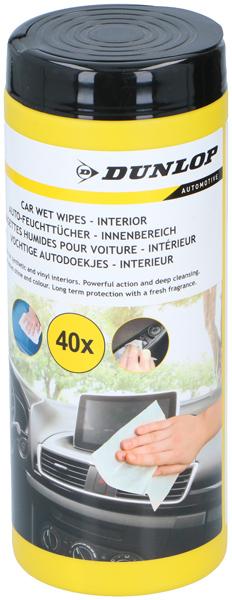Produktbild Dunlop Auto-Reiniungstücher für Innenbereich (40 Stk.)