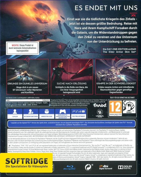 Actual product image Deep Silver Chorus Day One Edition (PS4, DE)