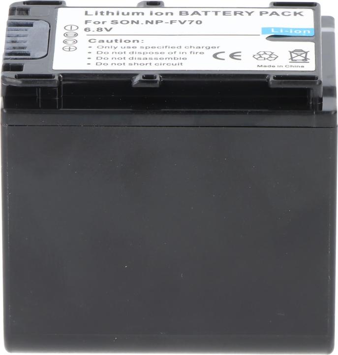 Produktbild AccuCell Akku Sony NP-FV70, V-Serie, NP-FV30, NP-FV40, NP-FV50 (Kamera Akku)