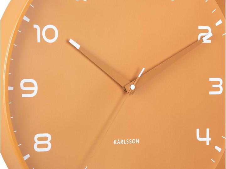 Produktbild Karlsson Wanduhr Orgullo Ø 40 cm, Ocker, Form: Rund (40 cm)