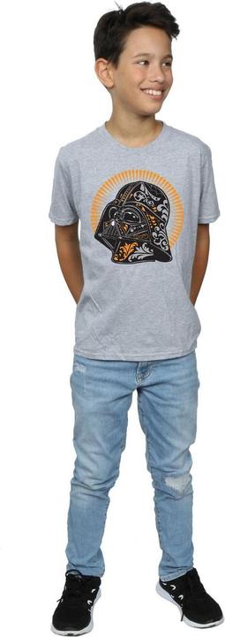 Actual product image Star Wars Boys Darth Vader Dia De Los Muertos T-Shirt (140, 146)