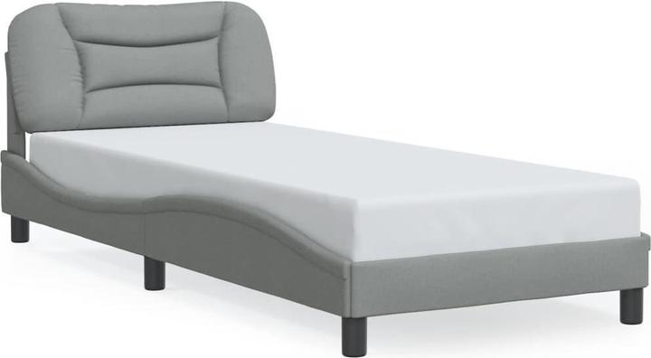 Produktbild VidaXL Bettgestell mit Kopfteil Stoff (90 x 190 cm)