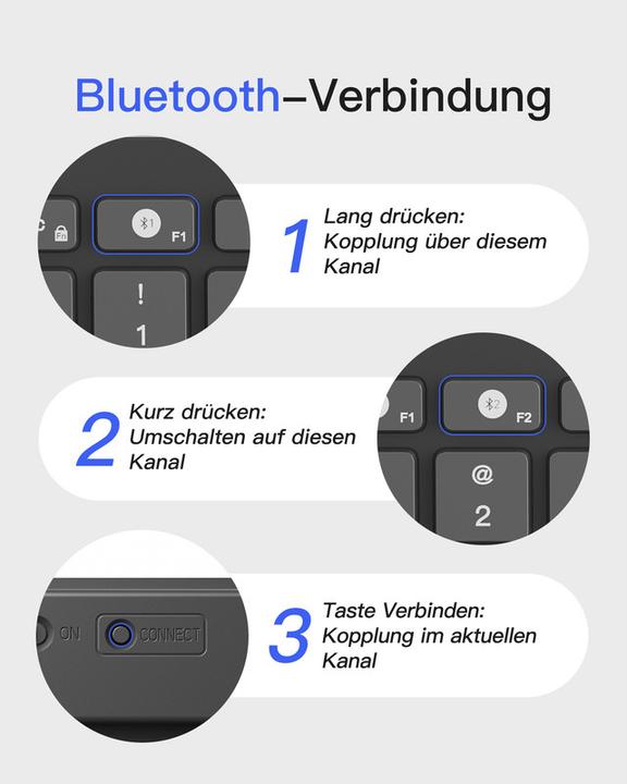 Actual product image Inateck KB01003 (DE)