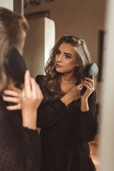 Produktbild Parsa Beauty Parsa Keratin Care & Shine Haarbürste gross, oval, schwarz