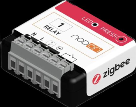 Productafbeelding NodOn Zigbee aan/uit module 16a droog contact + verbruiksmeting