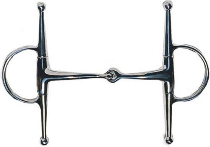Actual product image J.P. Korsteel Korsteel single broken stainless steel snaffle bit II