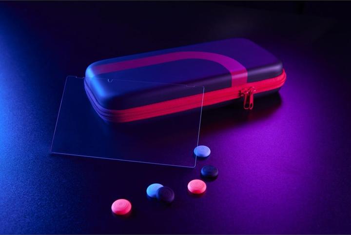Produktbild Urage 8in1 Set (Tasche, Schutzglas, Control Aufsätze) für N. Switch, Schwarz/Rot (Switch)