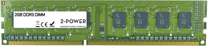 Produktbild 2-Power 2GB DDR3 1333MHz DR DIMM (1 x 2GB, 1333 MHz, DDR3-RAM, DIMM)