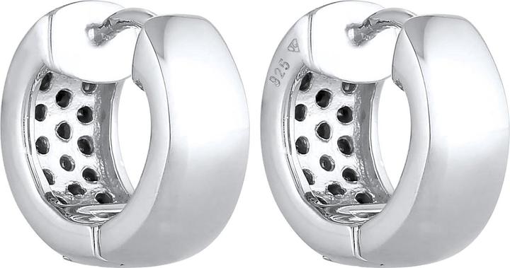 Produktbild Elli Ohrringe Creolen Kristalle Funkelnd 925 Silber (925er Sterling Silber, Glaskristall)
