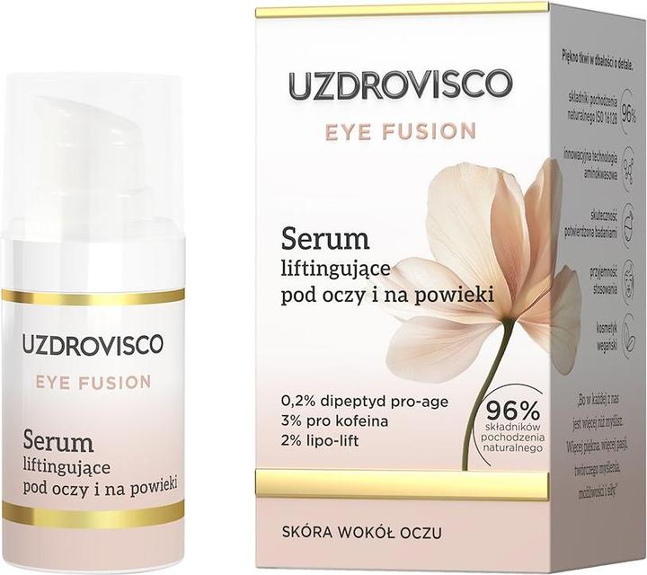 Image du produit Uzdrovisco Eye Fusion Lifting Serum For Under Eyes And Eyelids 15ml (Sérum, 15 ml)