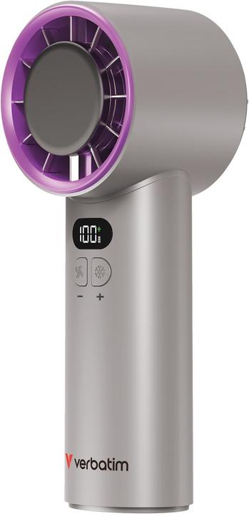 Actual product image Verbatim CoolnGo Handheld Fan Grey