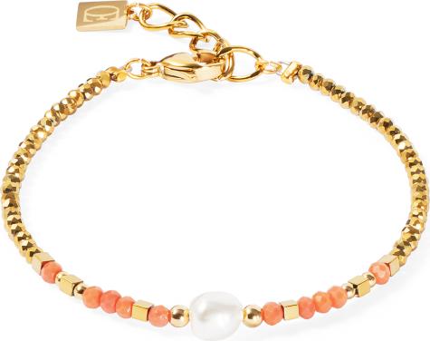 Coeur de Lion Armband Orange-Gold