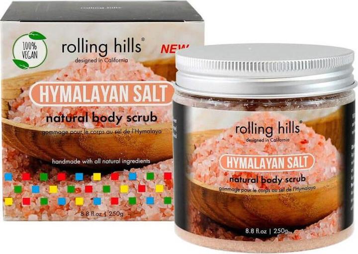 Produktbild Rolling hills Natural Scrub mit Himalayasalz Körper- und Gesichtspeeling 100