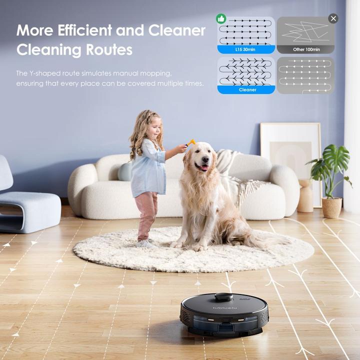Produktbild Lubluelu Vacuum cleaner 15 vacuum cleaner (Saugwischroboter)