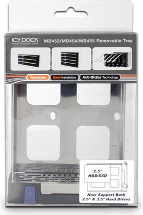 Actual product image Icy Dock Slot 2.5"/3.5" MB-453TRAY-2B