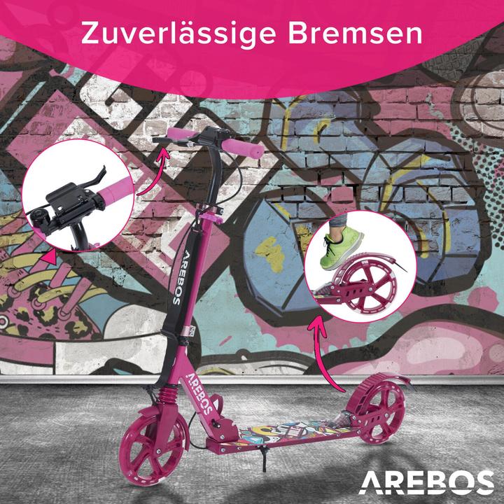 Actual product image Arebos Pedal scooter