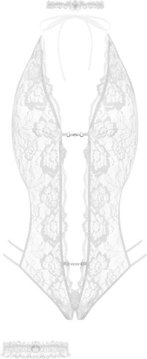Actual product image Christine Le Duc Offener Schritt BodySet Renee Weiss (L, XL)