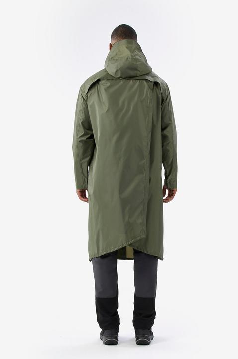 Produktbild Forclaz Poncho Regencape anpassbar max. 75 l Wandern - MT900 2.0 khaki (S, M)