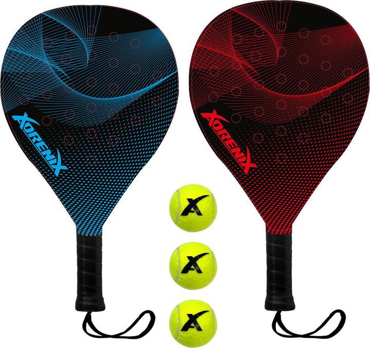 Actual product image Adrenix Padel set racket with 3 balls