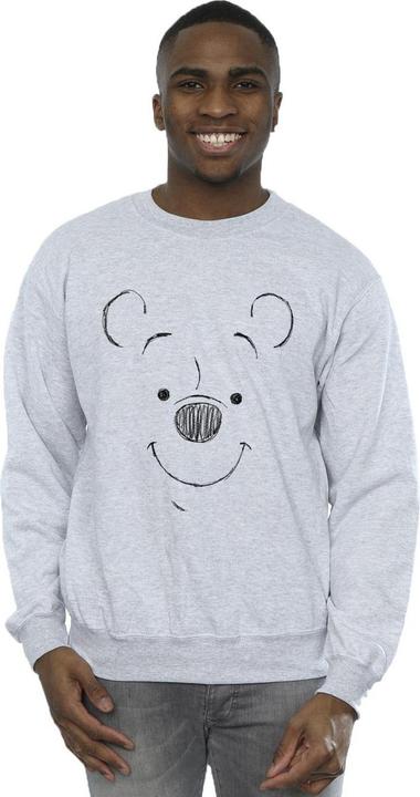 Disney Winnie The Pooh Winnie The Pooh Face Sweatshirt (L)