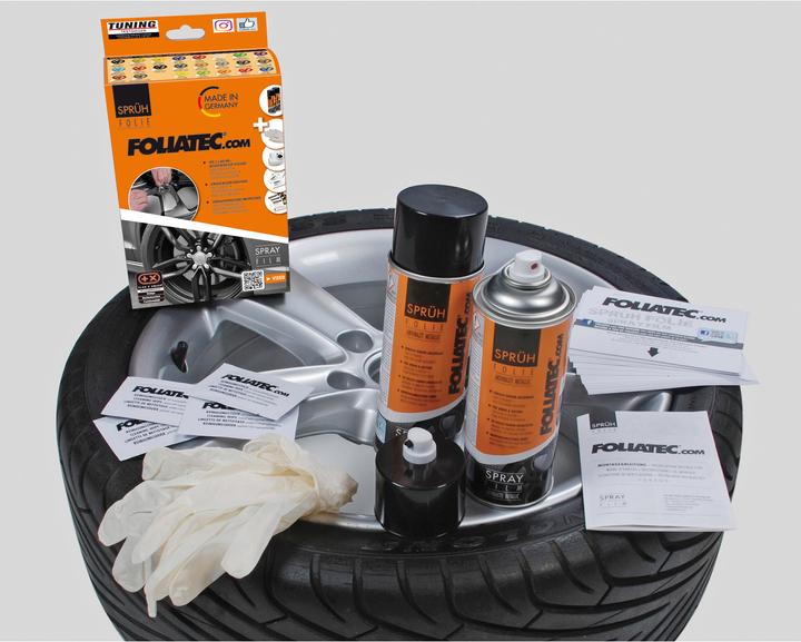 Actual product image Foliatec Spray foils gunmetal grey 2x400 ml