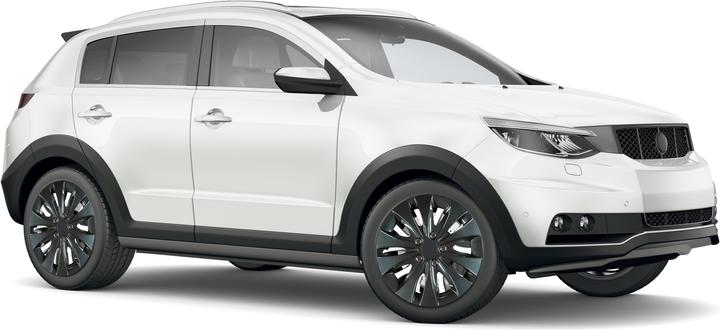 Produktbild Cartrend Radzierblende Storm 14 sw 4x (4 Stück, 14")