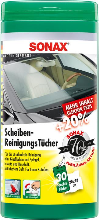 Actual product image Sonax Window Cleaning Tissues
