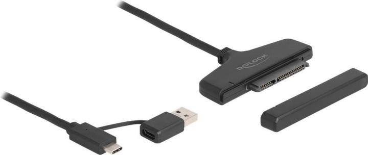 Produktbild Delock USB zu SATA 6 Gb/s Konverter mit USB Type-C™ oder USB Typ-A Anschluss