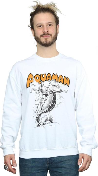 Produktbild Aquaman Mono Action Pose Sweatshirt (4XL)
