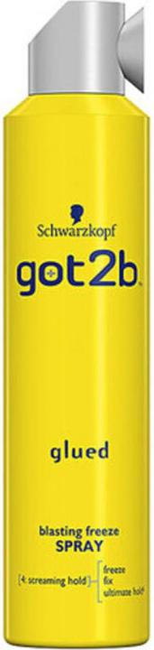 Actual product image Schwarzkopf Got2b Glued Blasting Freeze Spray (300 ml)